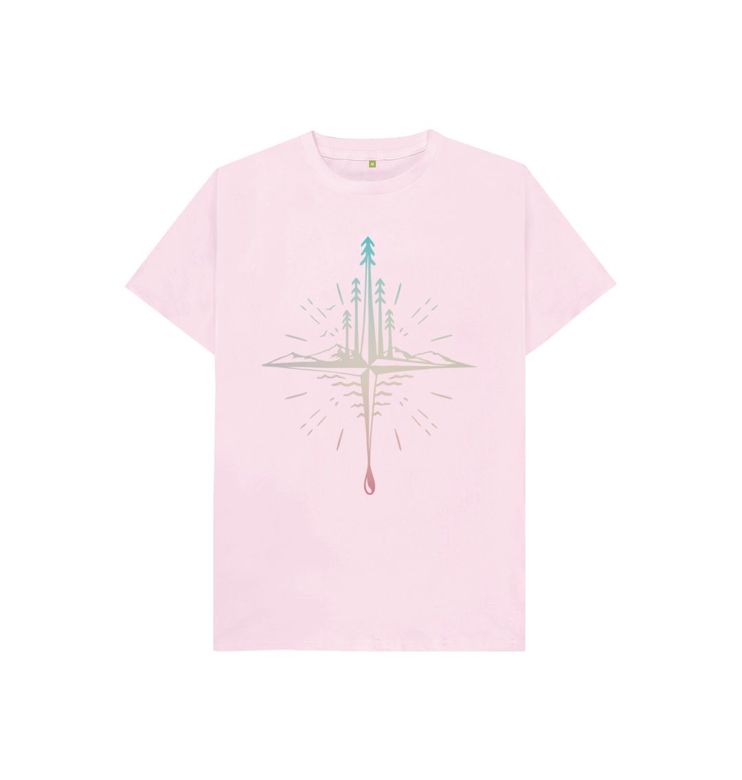 Pink Kids Compass T-Shirt, an organic kids clothes selection from Hord.