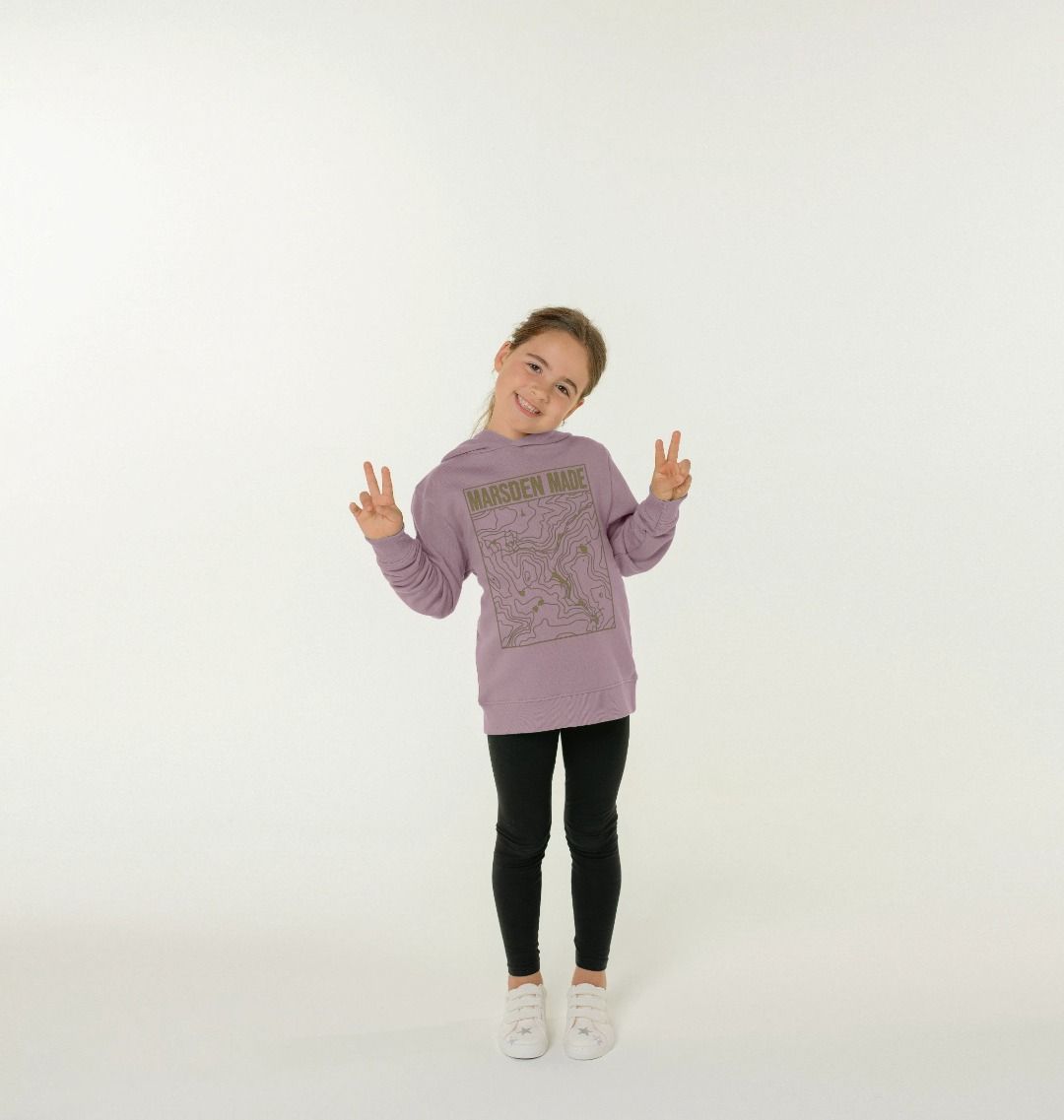 Kids Marsden Made Hoodie in muave, a kids hoodie from Hord.