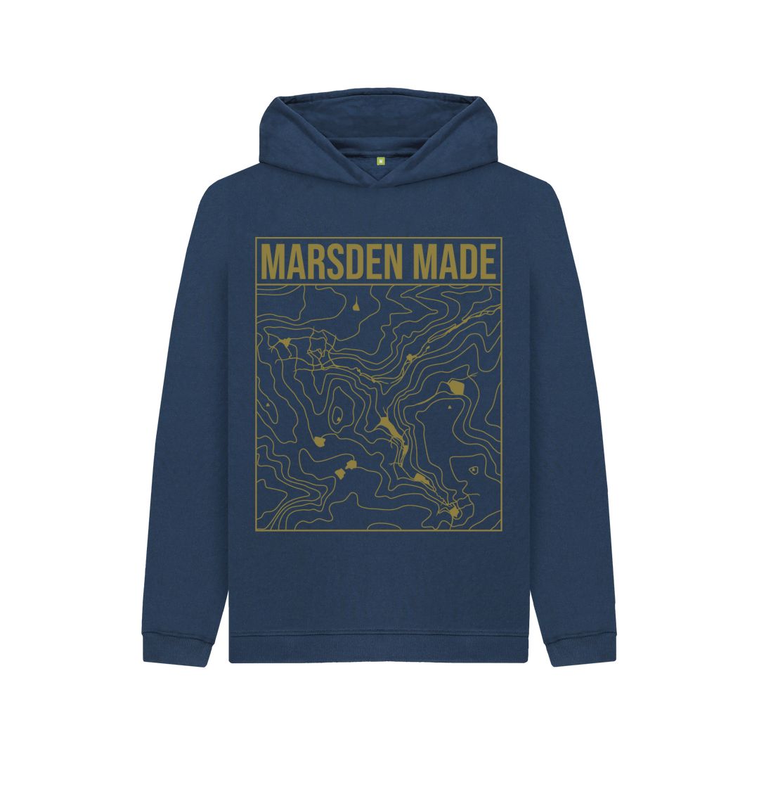 Navy Blue Kids Marsden Made Hoodie, a kids hoodie from Hord.