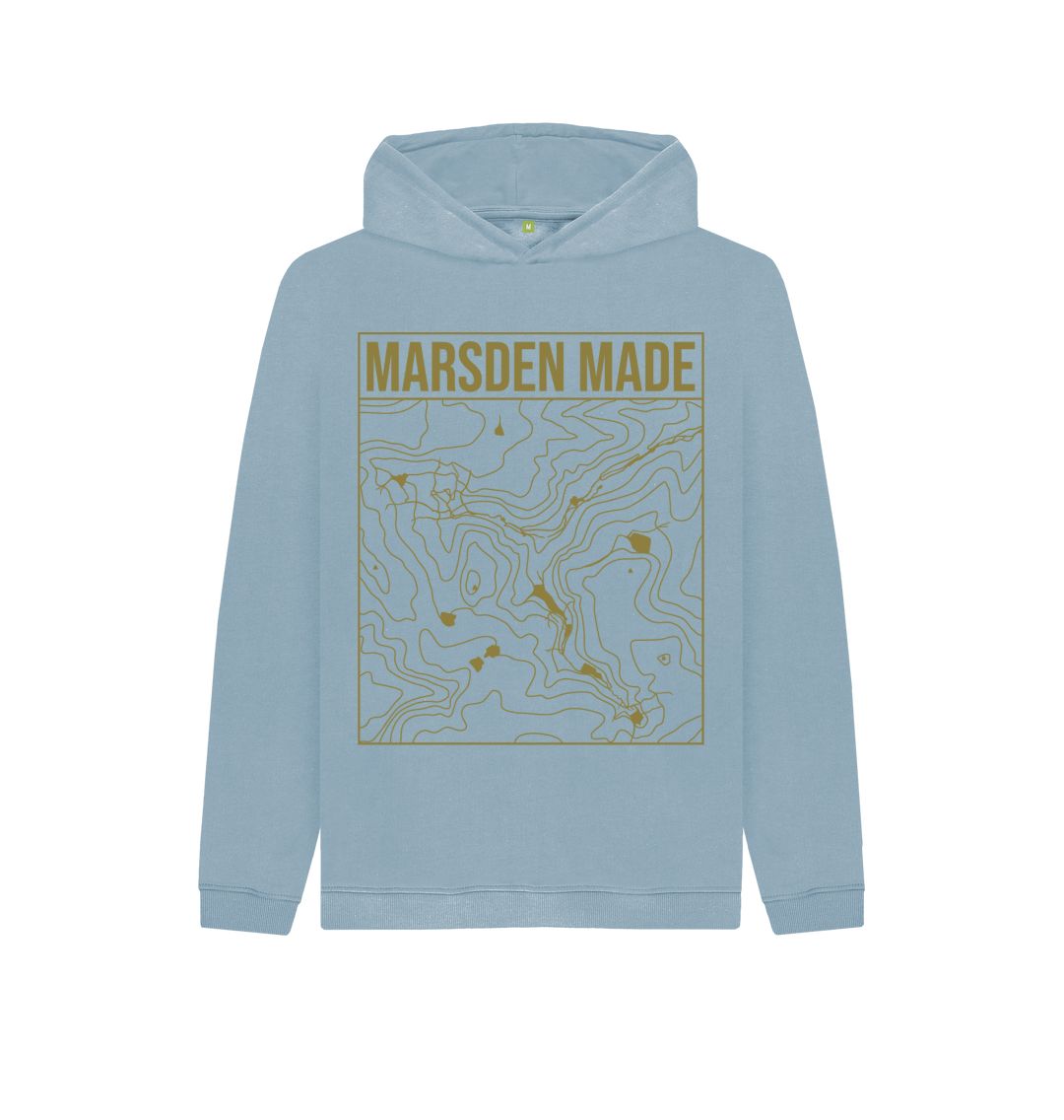 Stone Blue Kids Marsden Made, a kids hoodie from Hord.