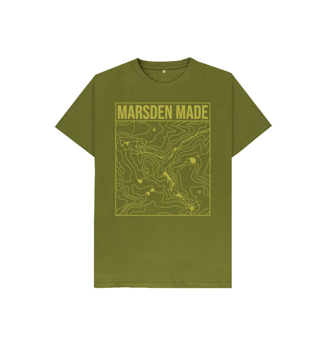 Moss Green Kids Marsden Made T-Shirt, a kids tee from Hord.