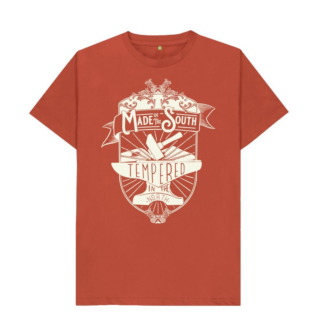 Rust 'Made of the South, Tempered in the North' T-shirt. The Southern T Shirt By Hord.