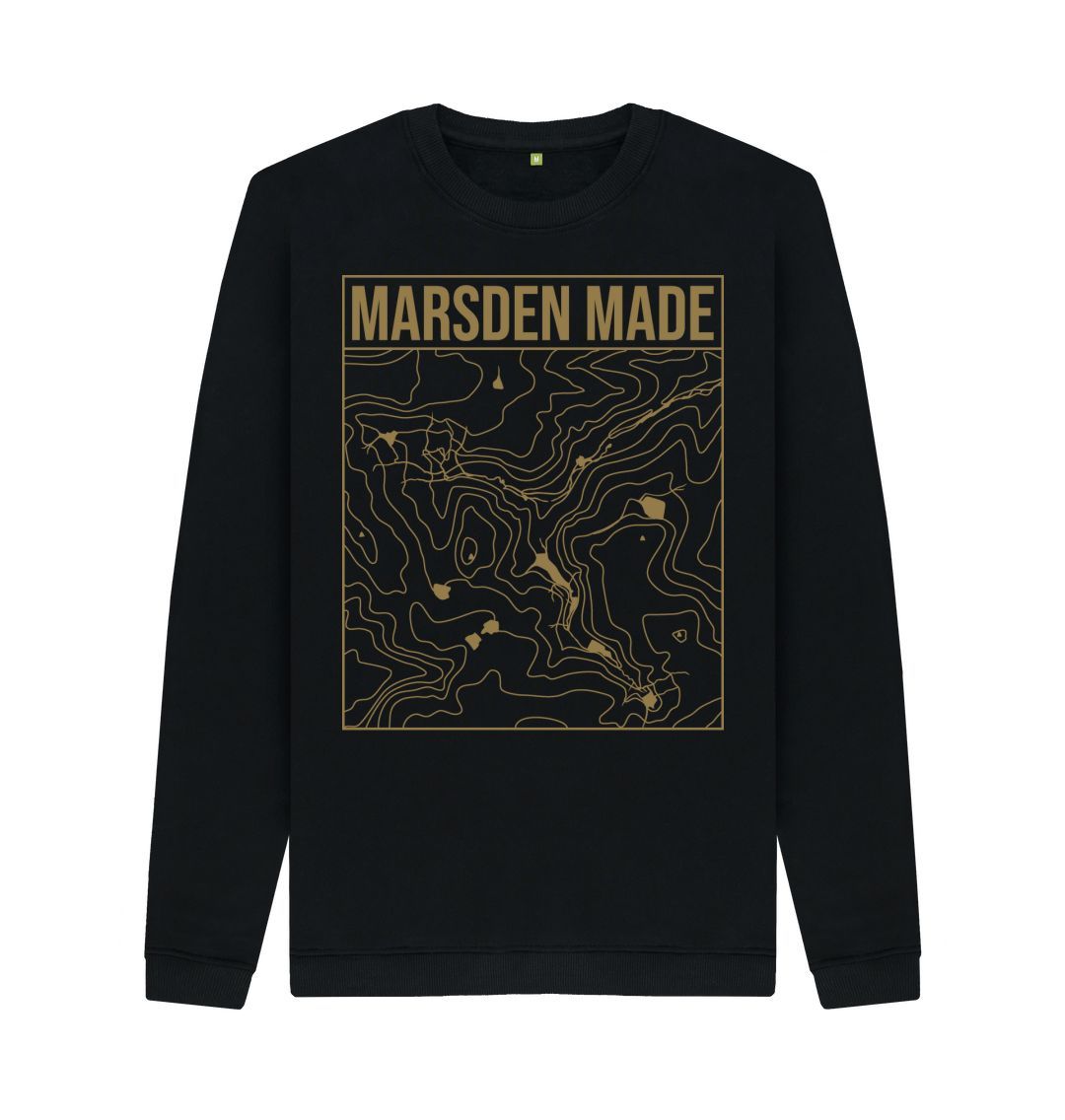 Marsden Made Unisex Sweater, a local sweater in black colour.