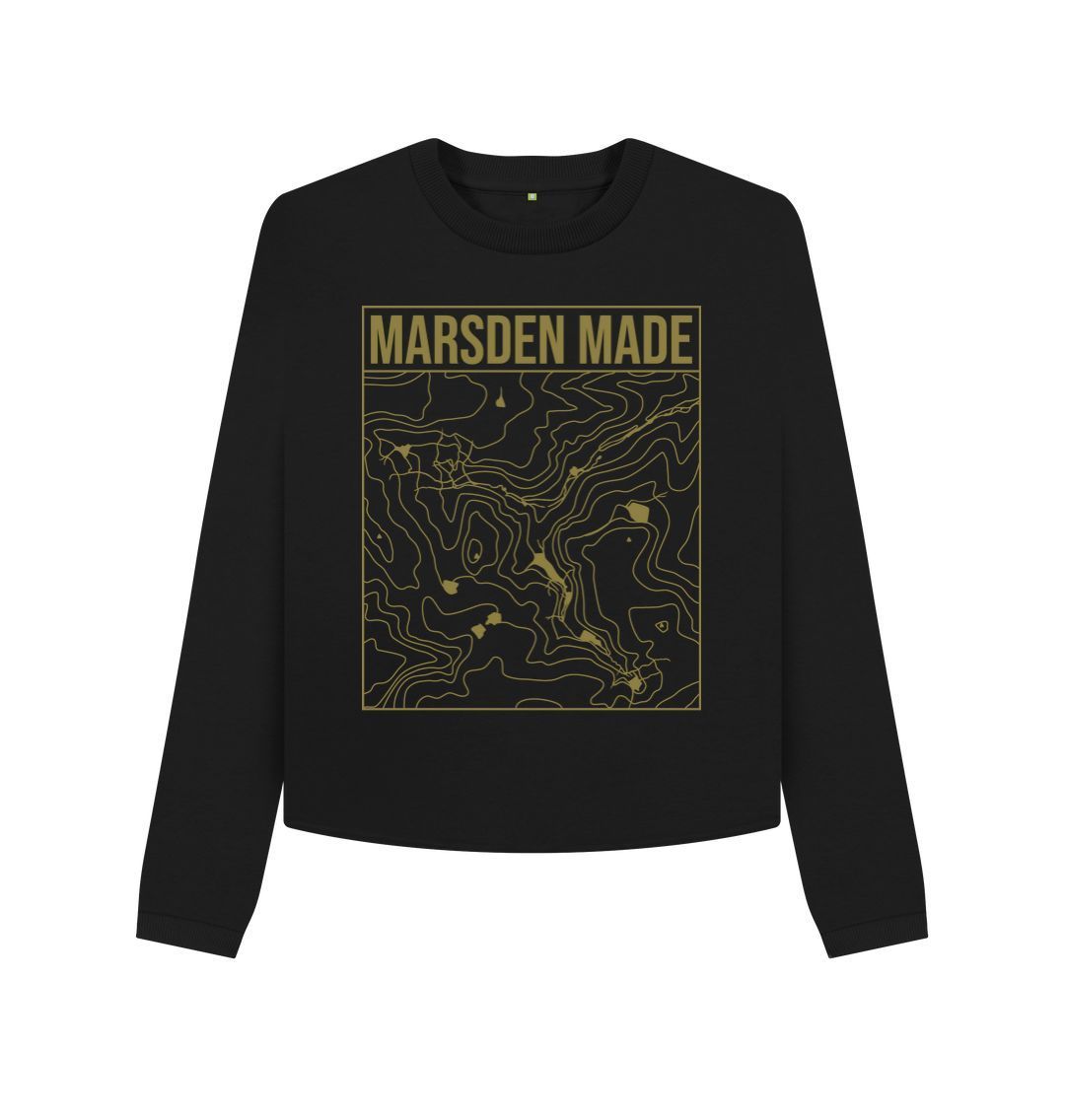 Black Marsden Made Womens Boxy Jumper