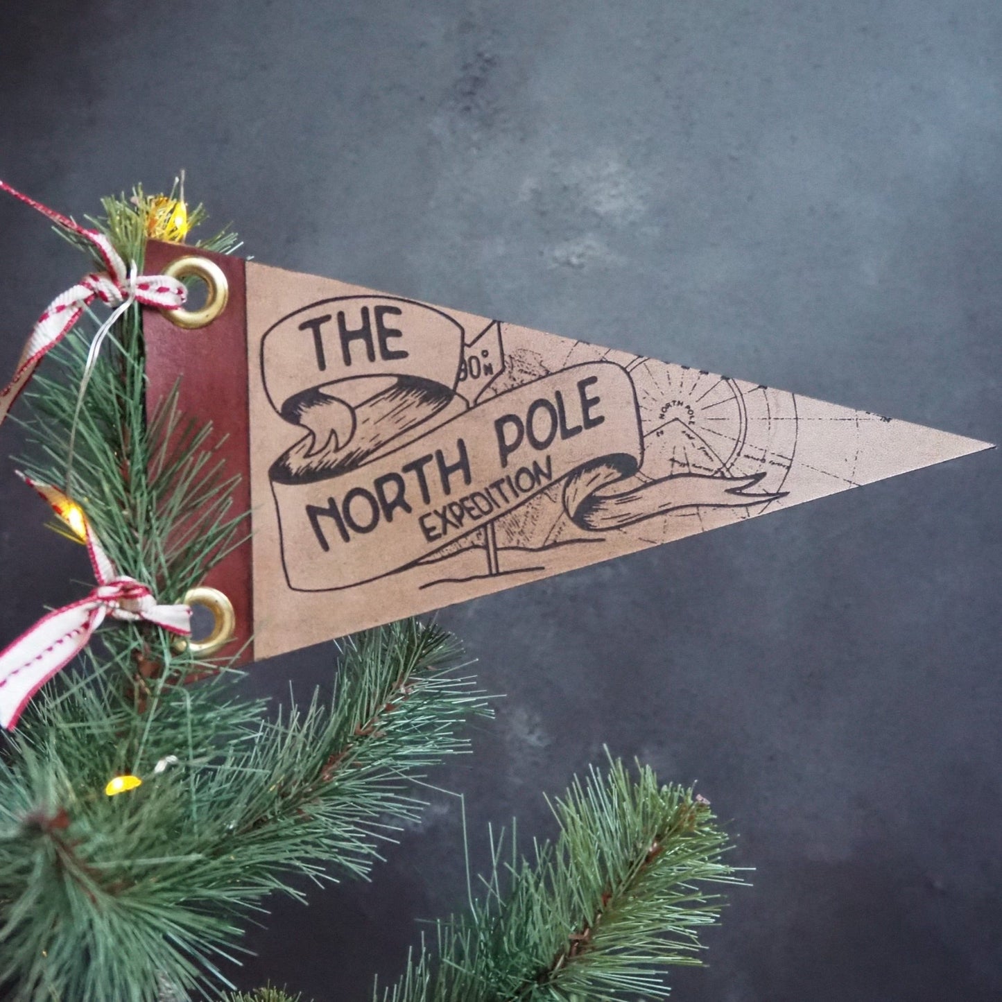 North Pole Christmas Decoration, a Unique Christmas Tree Topper by Hord.