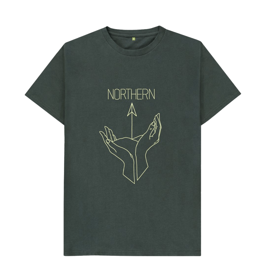 Northern, Basic Organic T-Shirt in Dark Grey