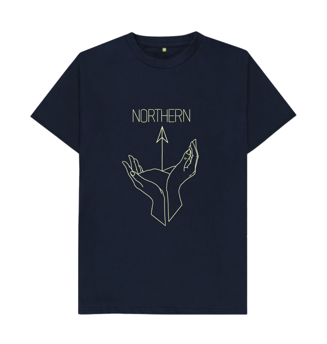 Northern, Basic Organic T-Shirt in Navy Blue