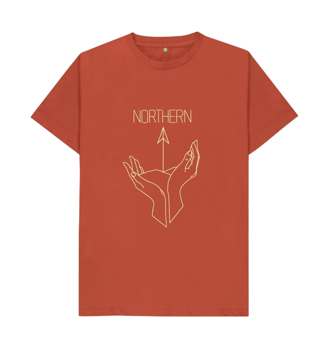 Northern, Basic Organic T-Shirt in rust