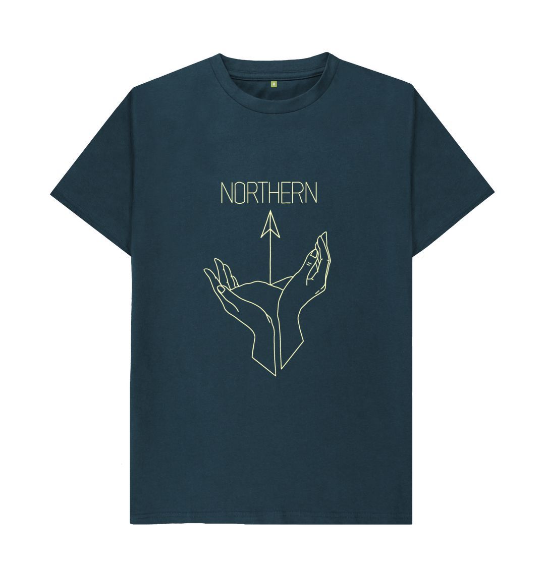 Northern, Basic Organic T-Shirt in denim blue