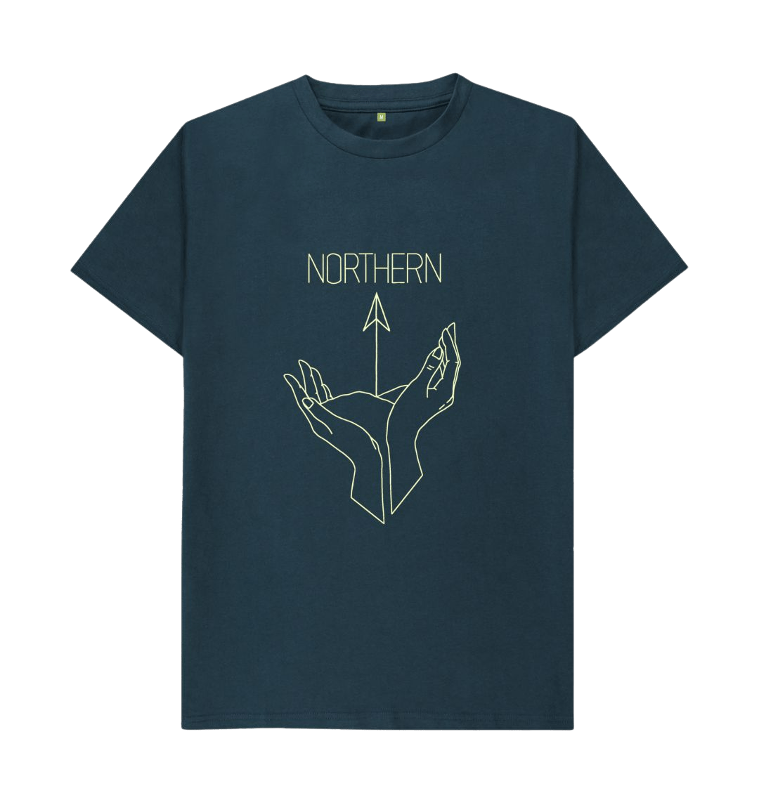 Northern, Basic Organic T-Shirt in denim blue