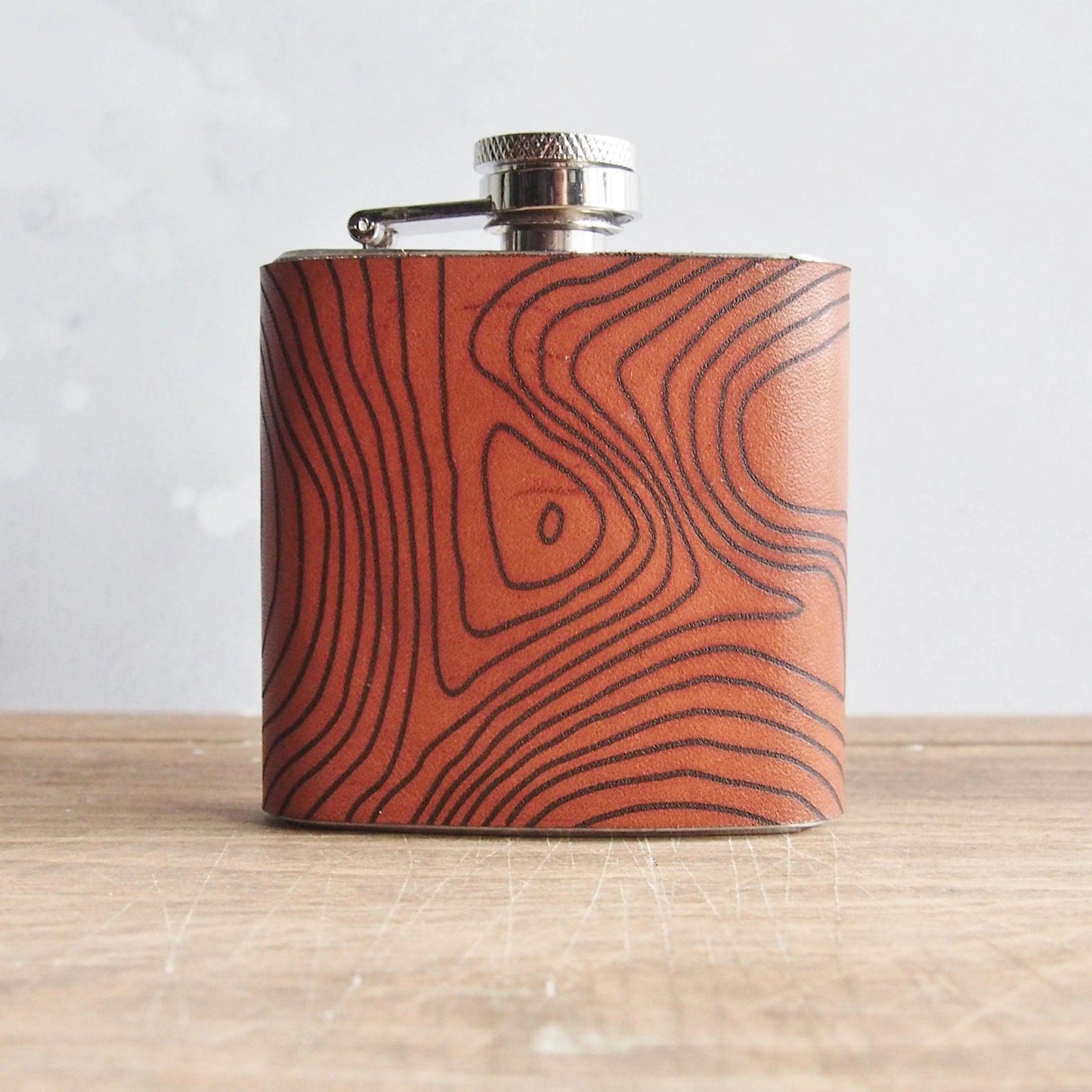 Snowdon Hip Flask, a Welsh Hip Flask from Hord.