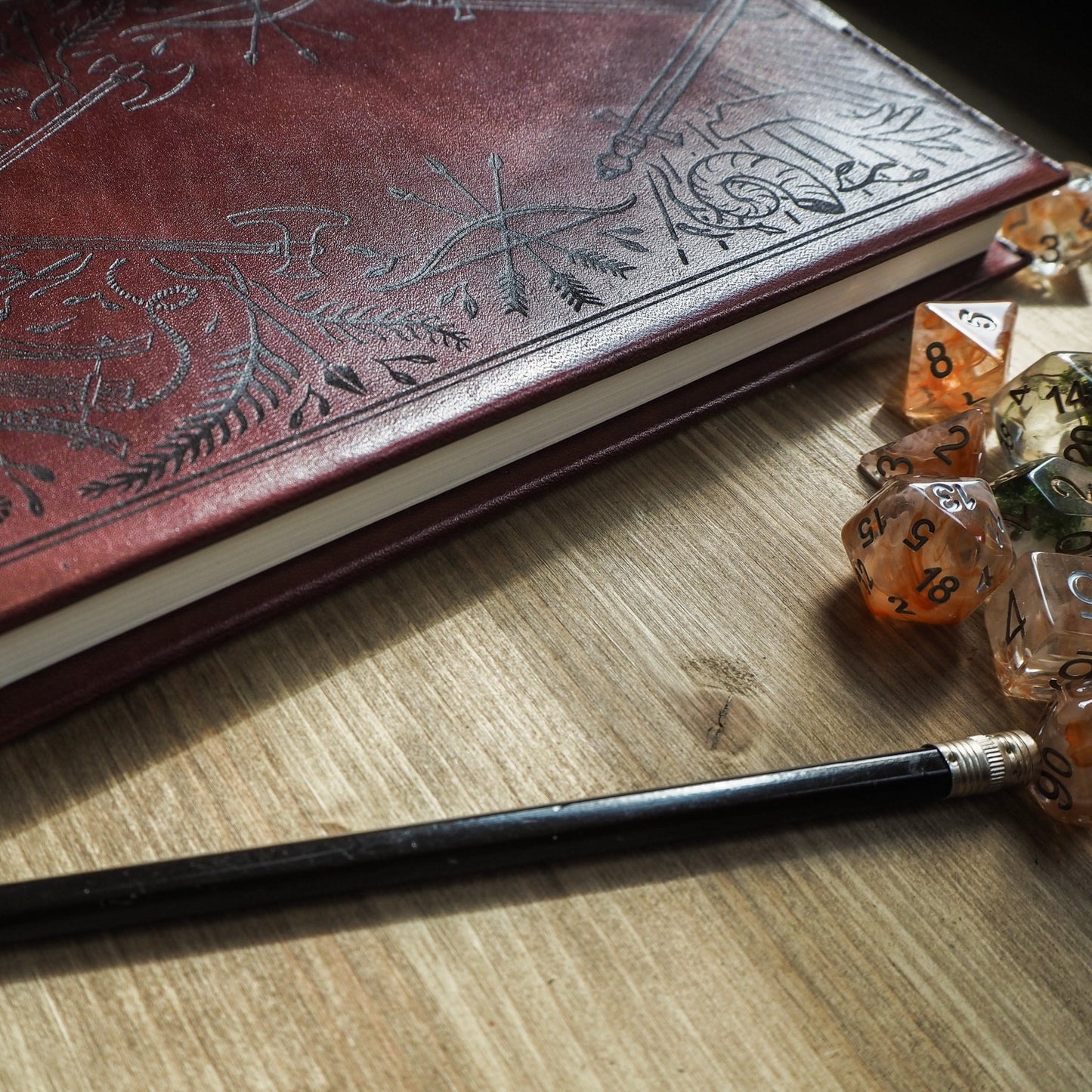 The Dungeon Masters Book, featuring the Dungeoneers Notebook Cover.
