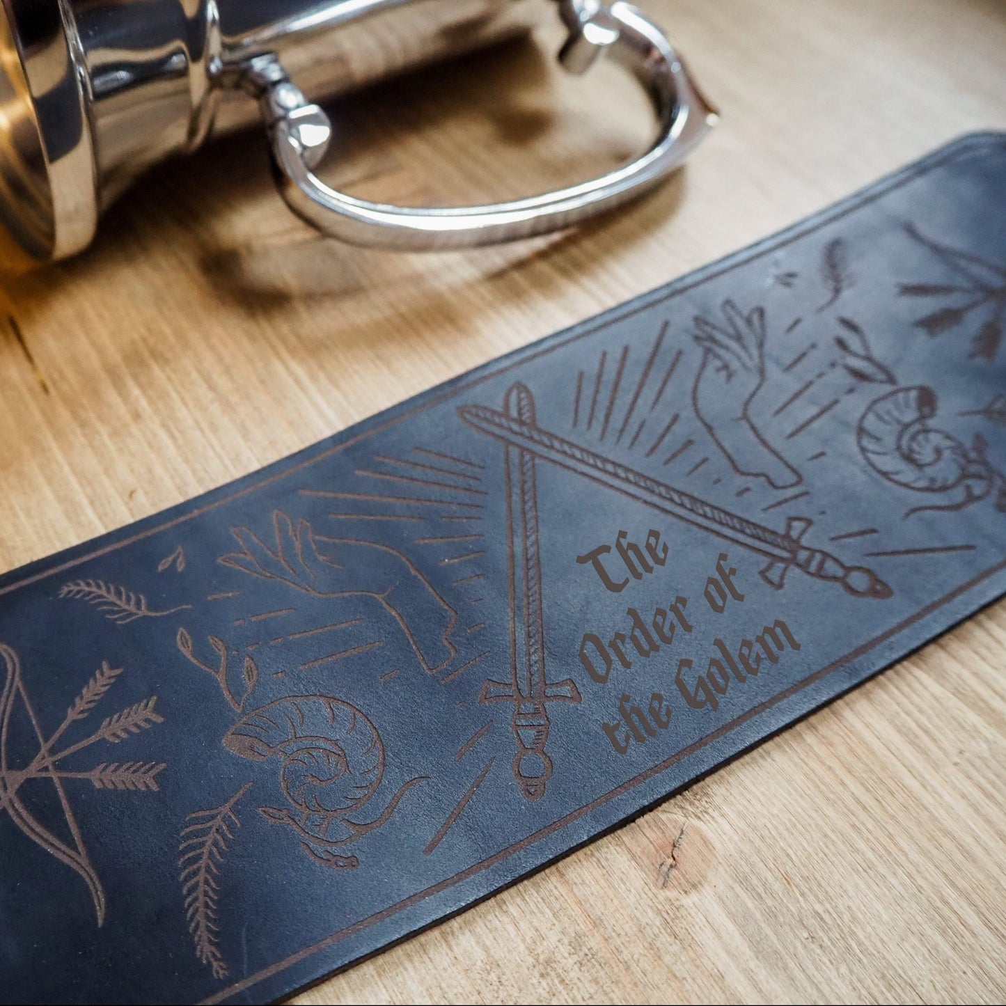 The Dungeoneer's Tankard personalised with a custom text.