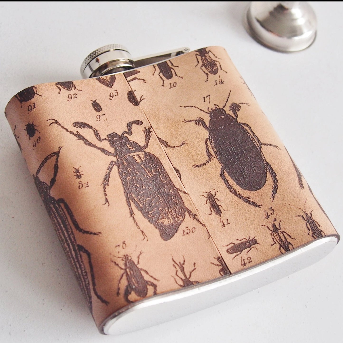 Posterior view of the designer flask.