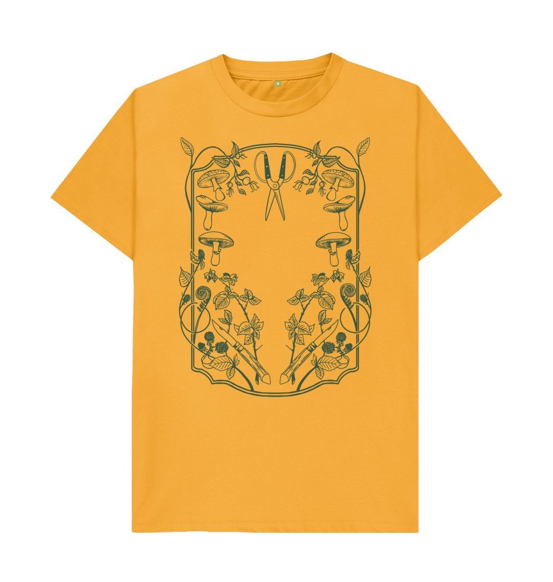 The Forager's T-Shirt, Mustard; An Adventurer T Shirt from Hord.