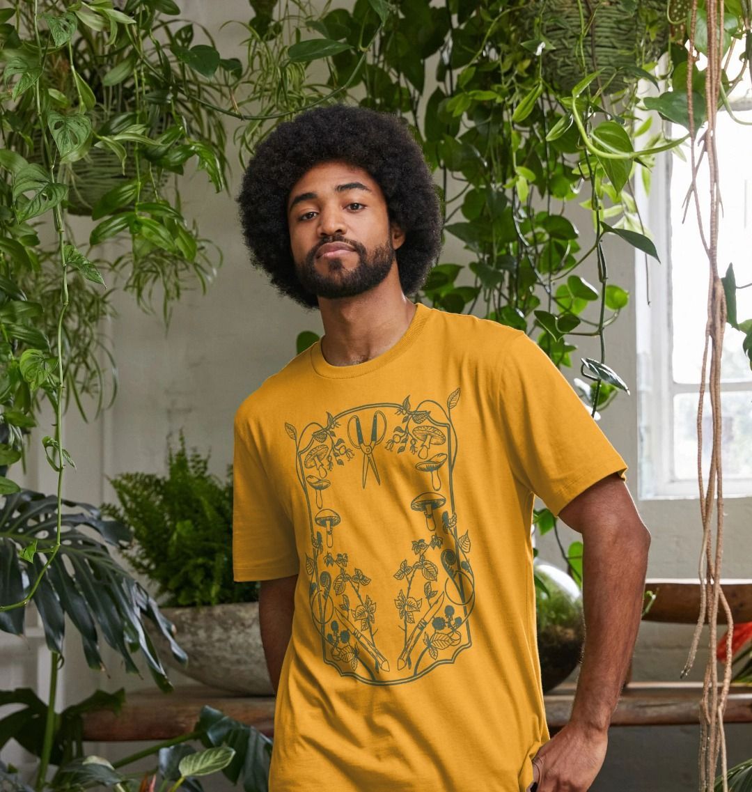 The Forager's T-Shirt, Mustard; An Adventurer T Shirt from Hord.