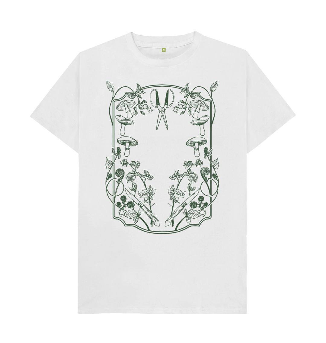 The Forager's T-Shirt, White; An Adventurer T Shirt from Hord.