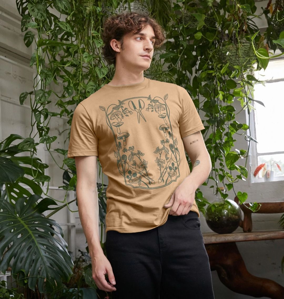The Forager's T-Shirt, Sand; An Adventurer T Shirt from Hord.