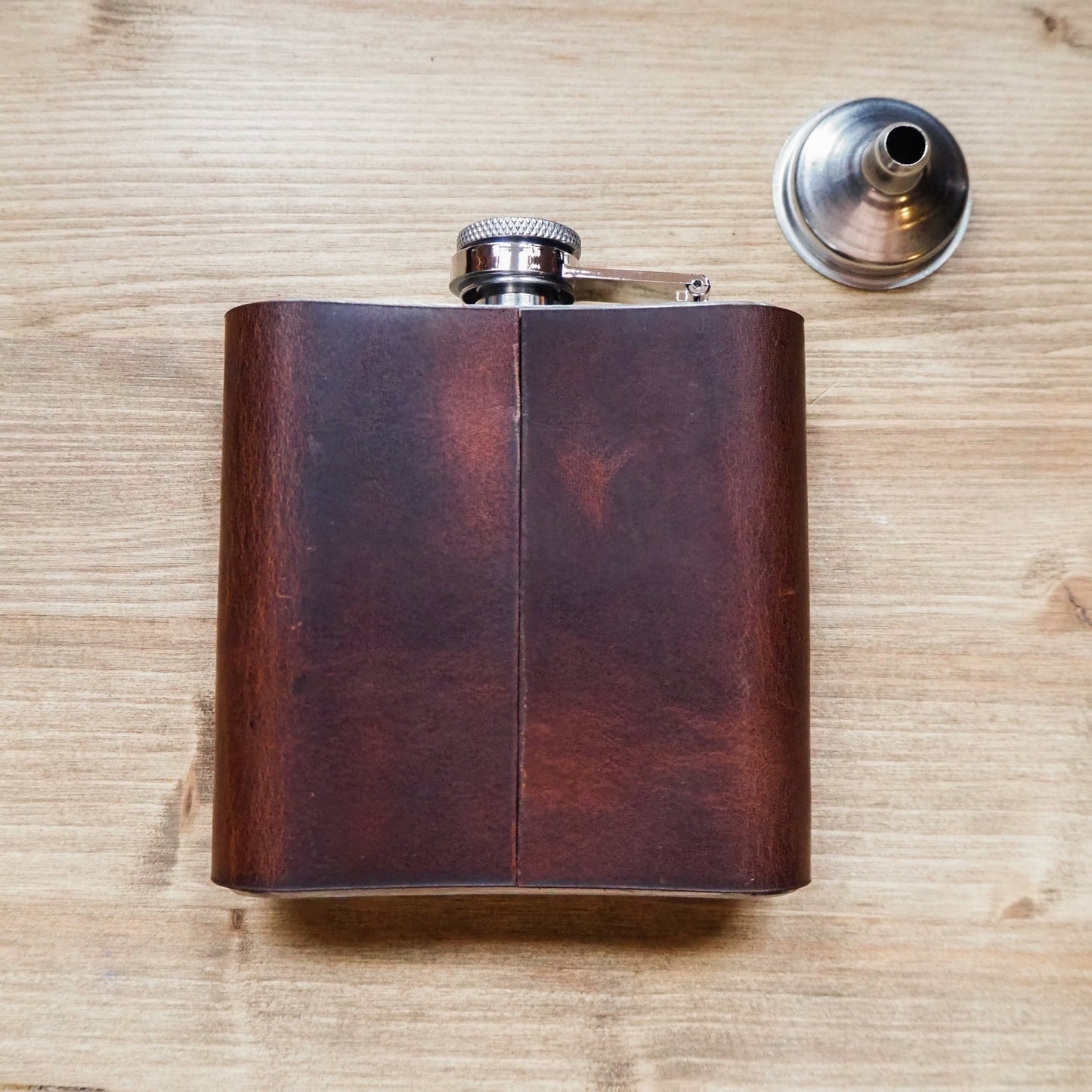 Posterior view of the Miracle Cure Luxury Flask.