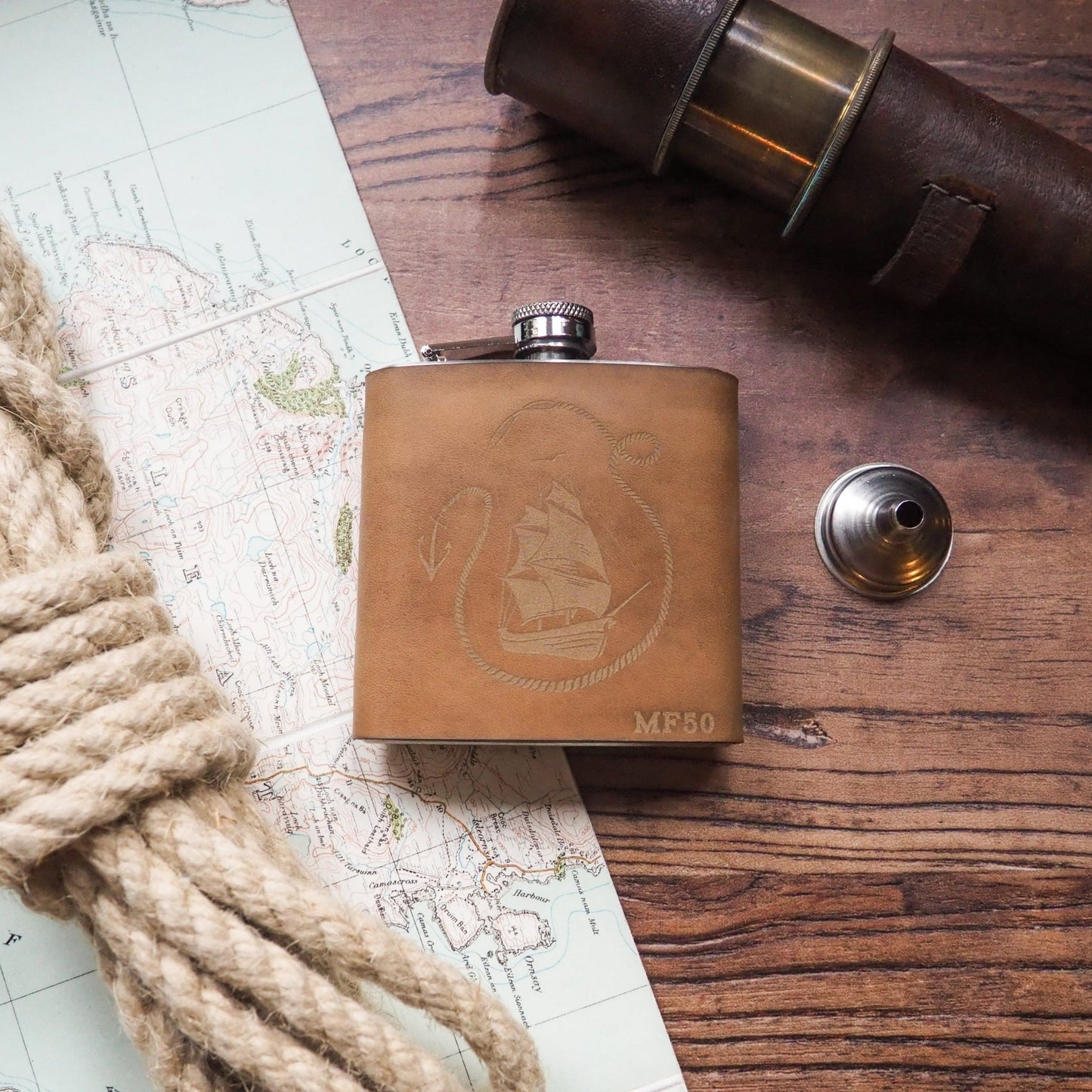The Nautical Hip Flask - by Hord
