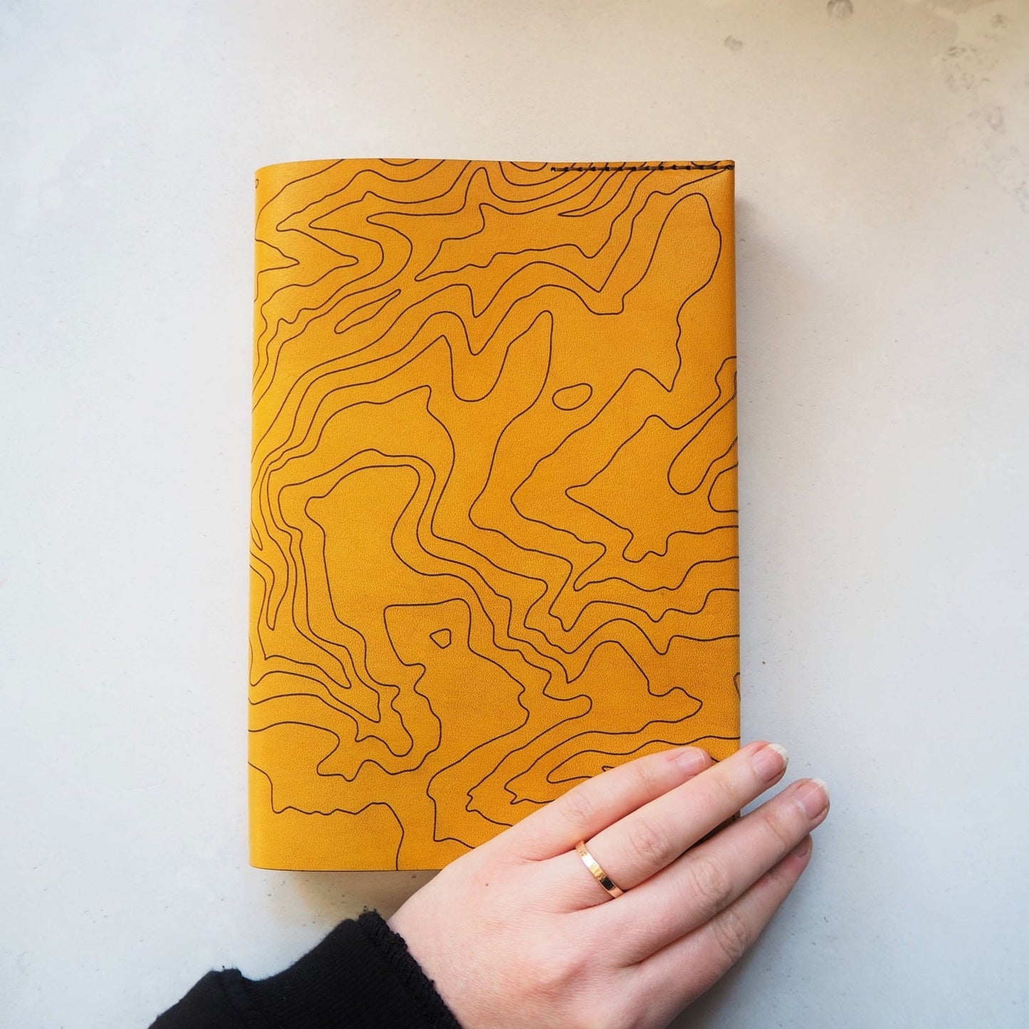 Front panel of the Topography Journal Cover by HÔRD.