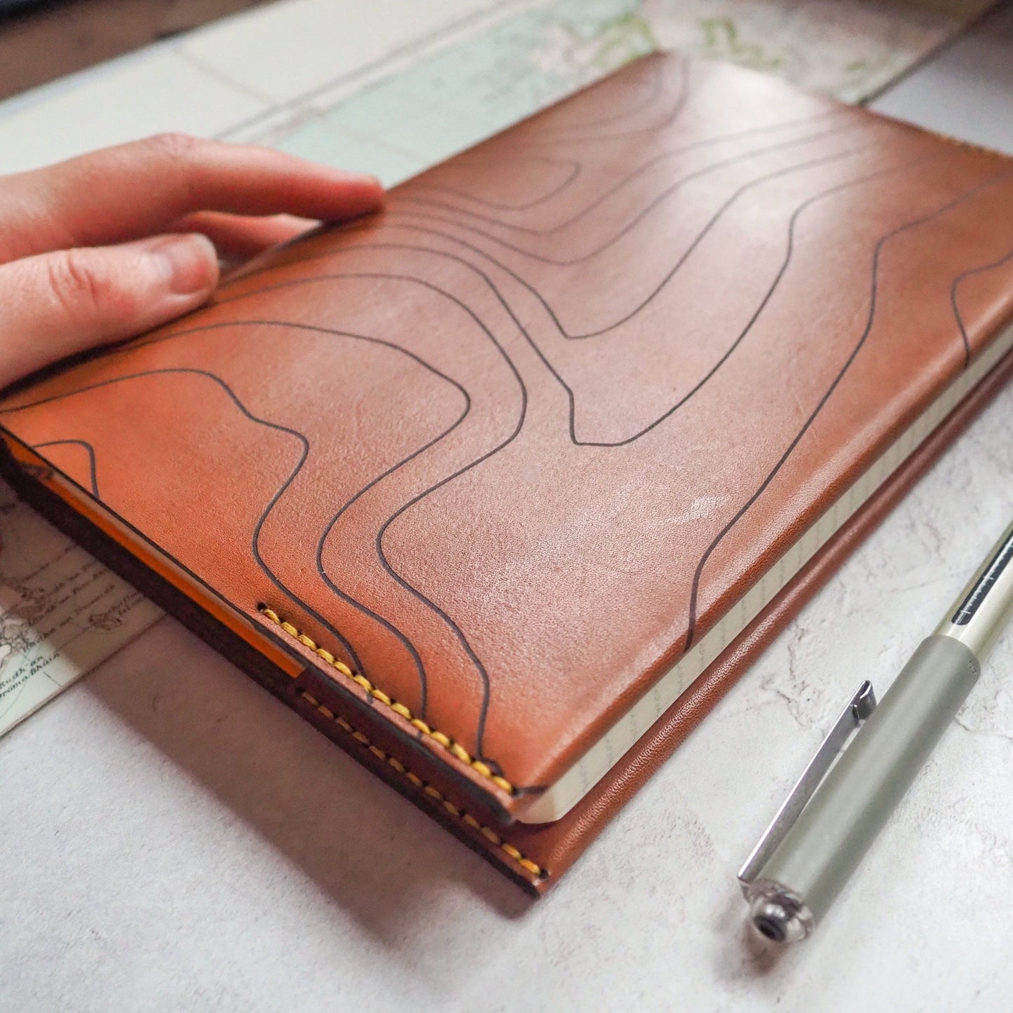 The topography journal cover by Hord