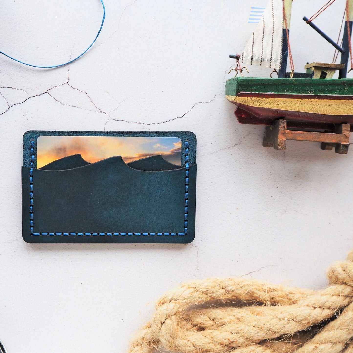 A handmade card holder from Hord.