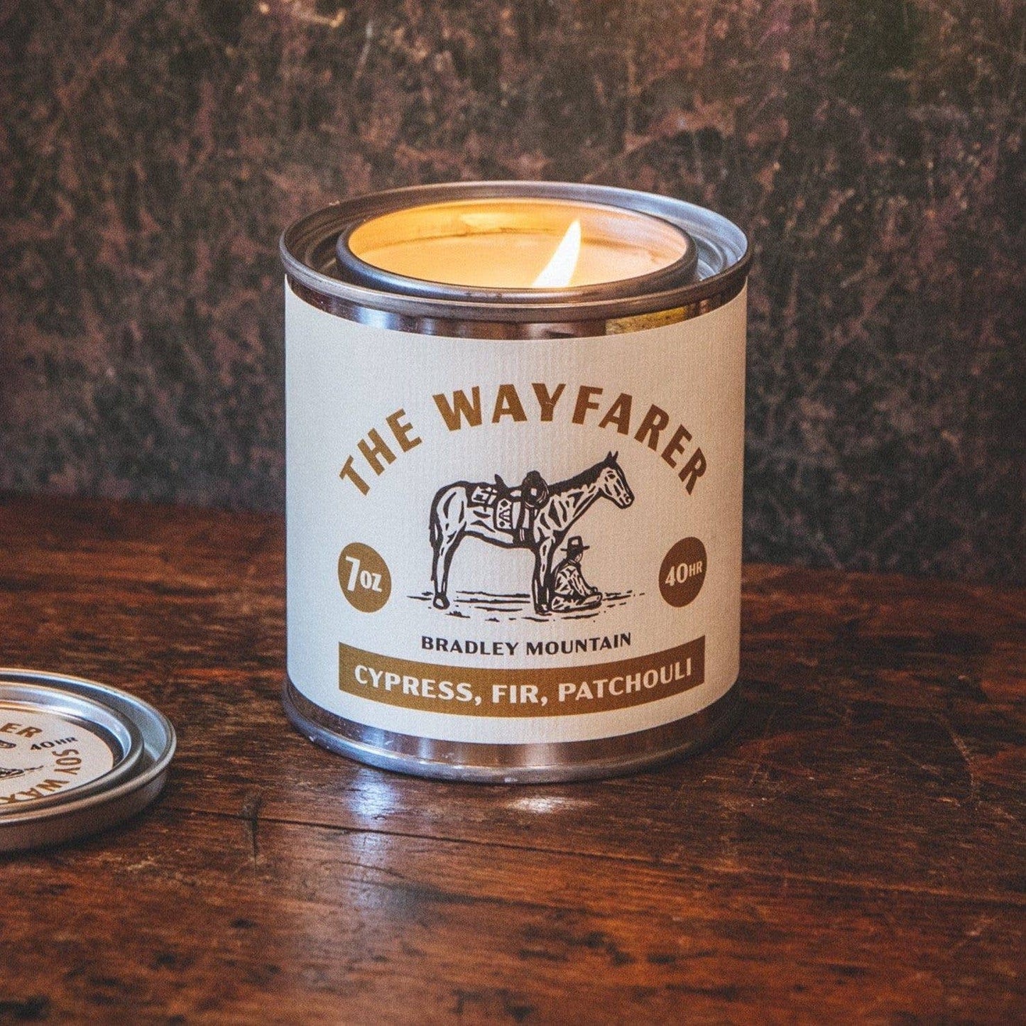 The Wayfarer Candle, Cypress, Fir, Patchouli