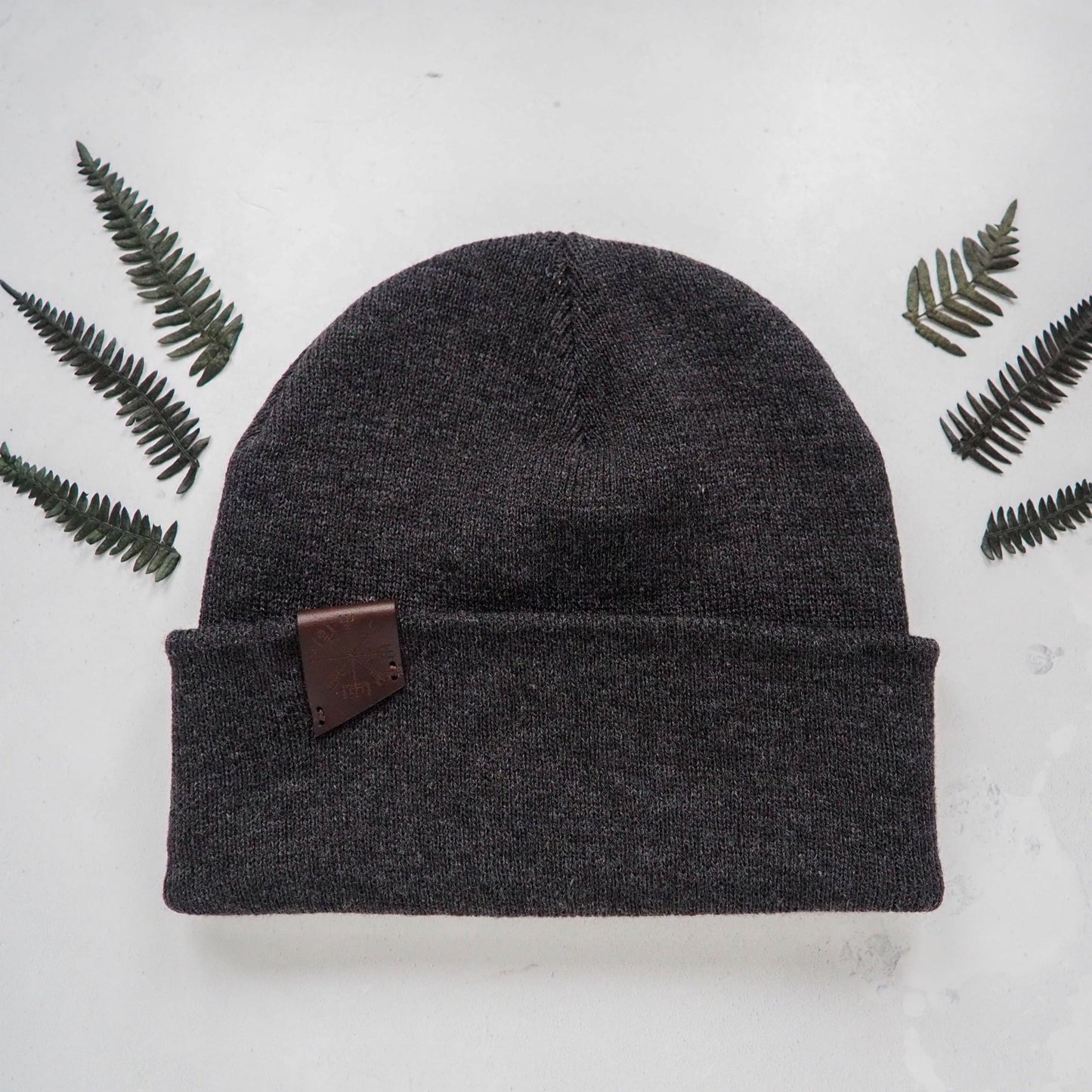 Vegvisir Beanie Grey Hat, a unisex beanie from Hord.