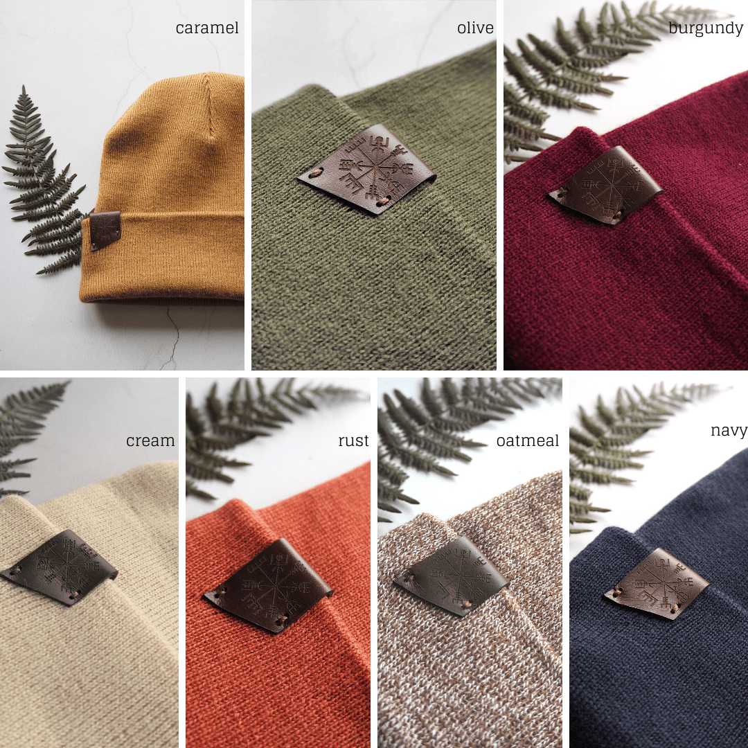 There are seven colour variations available for the HORD Vegvisir beanie, a unisex beanie from Hord.