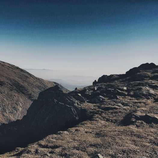 Looking from Dow Crag towards Walna Scar Car Park, photo by Hord.