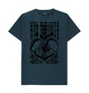 Denim Blue Til Death Unisex T-Shirt, Black Print
