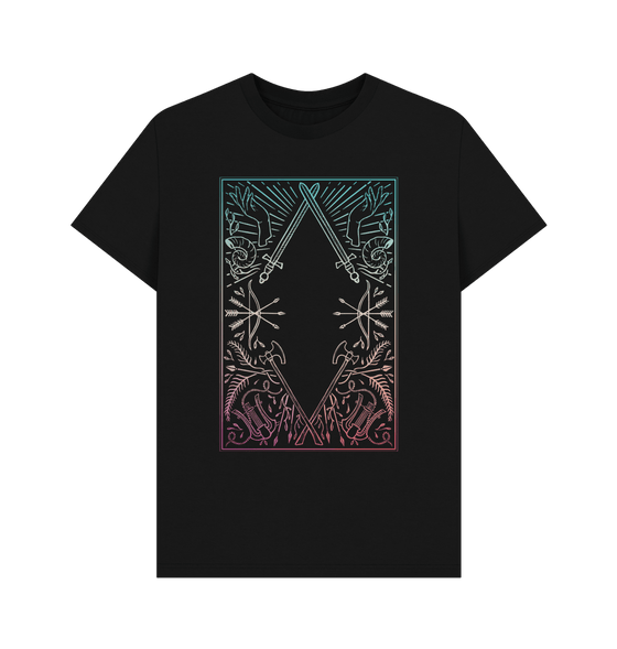 Black Unisex Dungeoneer's T-shirt, Radiance