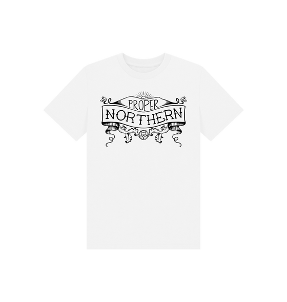 White Proper Northern Kids T-Shirt