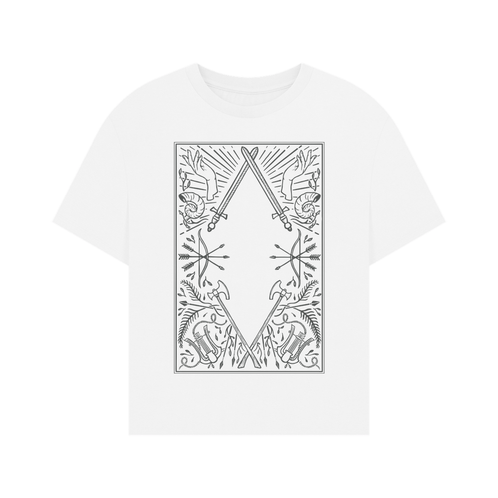 
                  
                    White Oversized Dungeoneer's T-shirt, Women's
                  
                