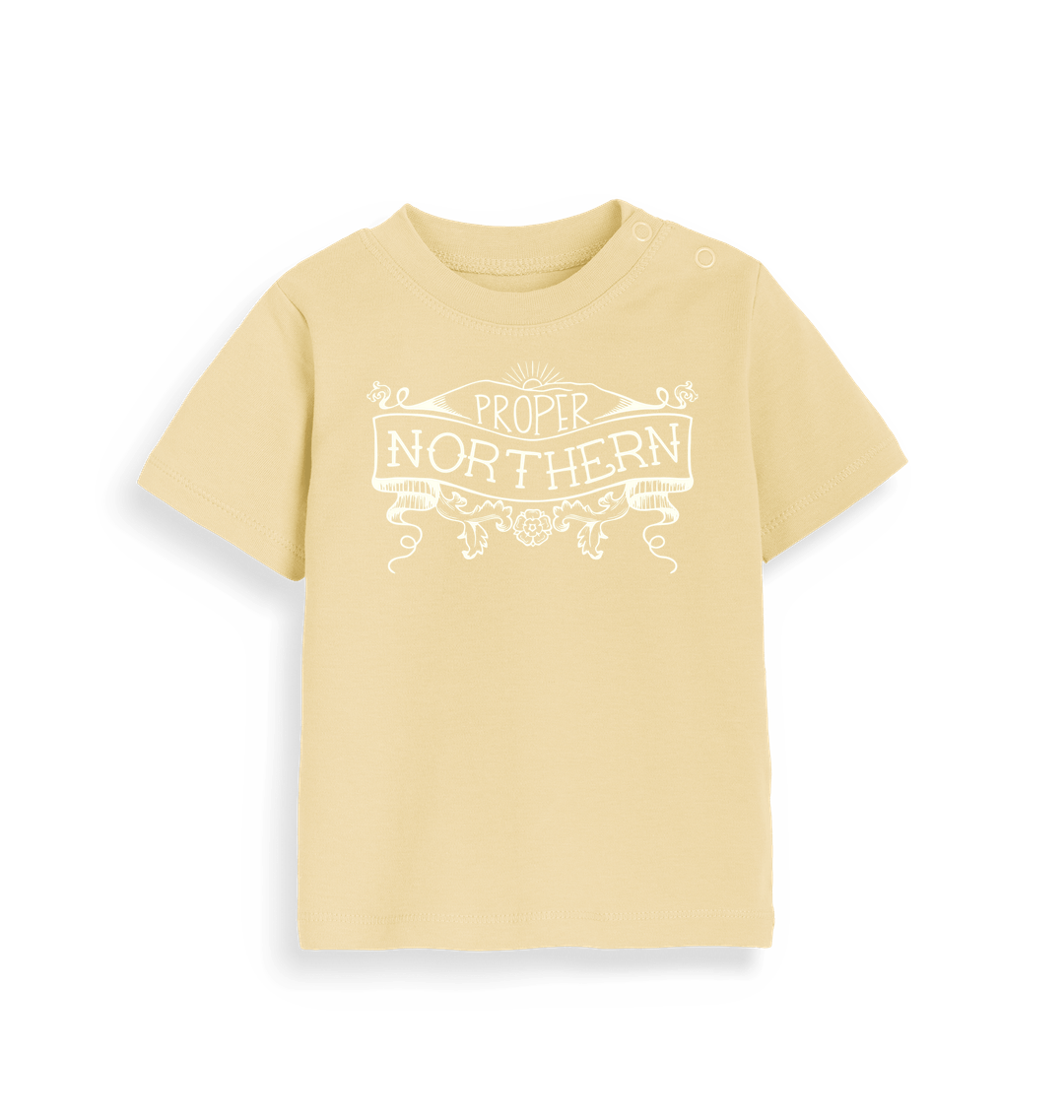 Soft Yellow Printed Kids T-Shirt