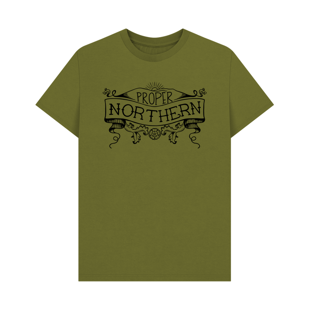 
                  
                    Moss Green Proper Northern Unisex T-shirt
                  
                