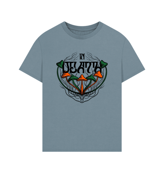 Stone Blue Oversized Men's T-shirt - In Death