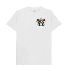 White 'In Life' Organic Cotton T-Shirt