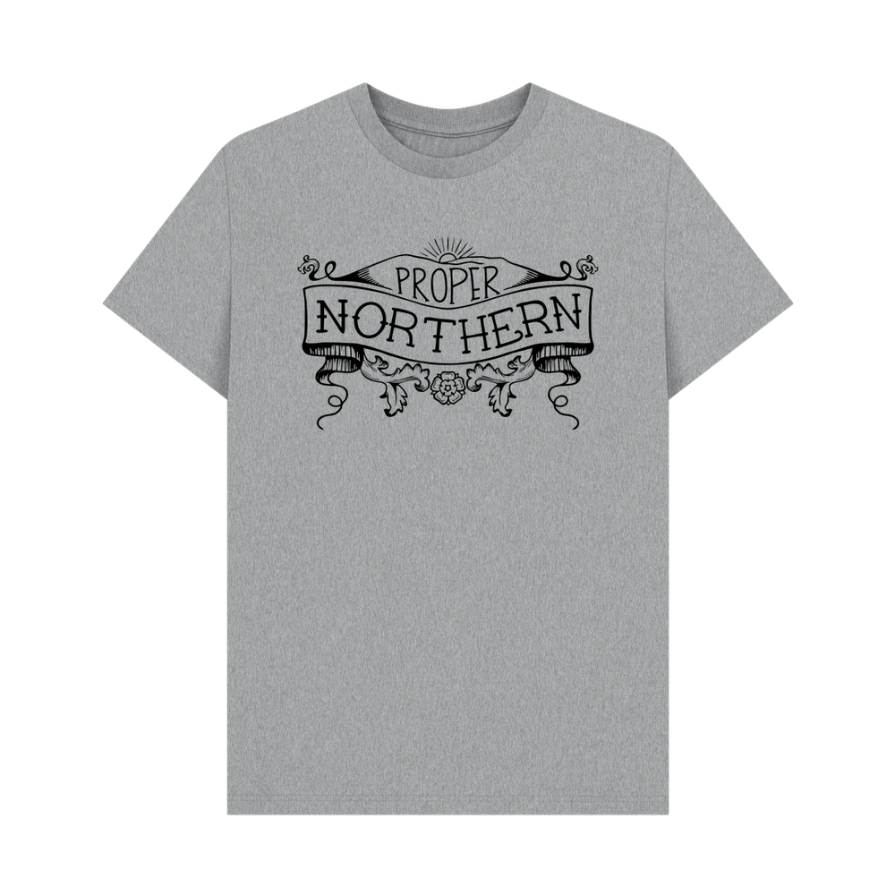 
                  
                    Athletic Grey Proper Northern Unisex T-shirt
                  
                