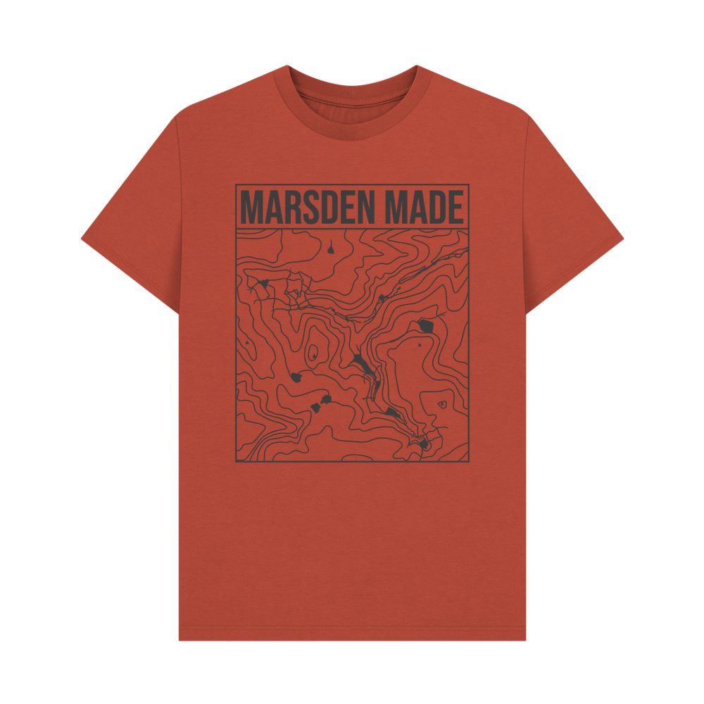 
                  
                    Rust Marsden Made T-shirt - Unisex Black Print
                  
                