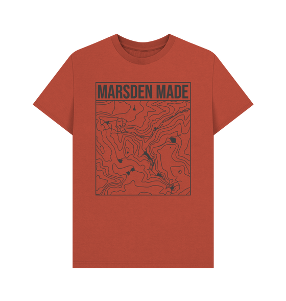 Rust Marsden Made T-shirt - Unisex Black Print