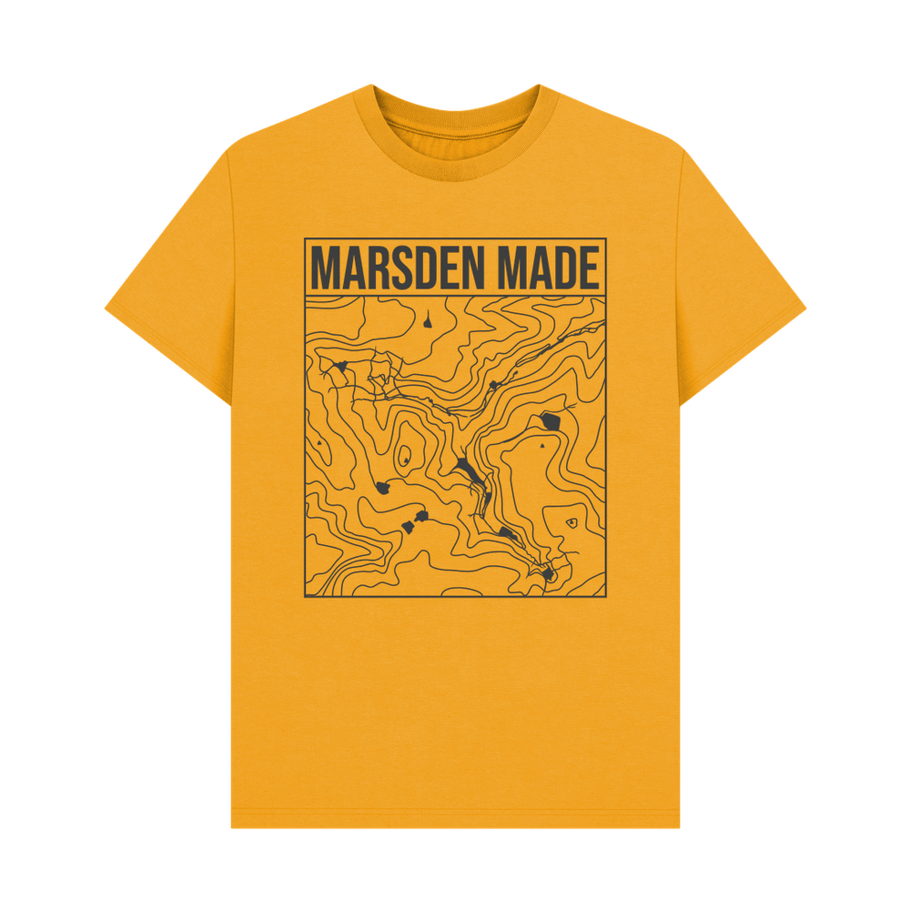 
                  
                    Mustard Marsden Made T-shirt - Unisex Black Print
                  
                