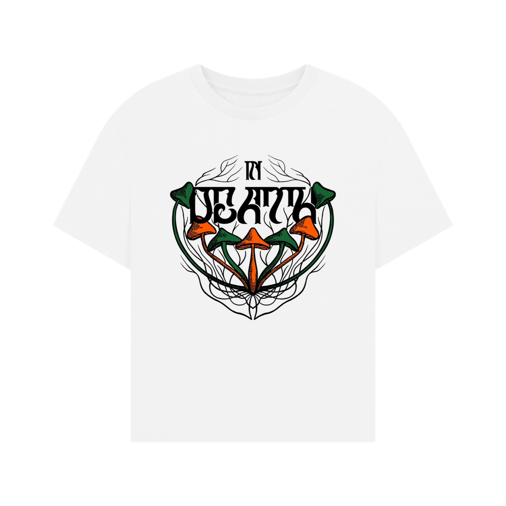 
                  
                    White Oversized Women's T-shirt - In Death
                  
                