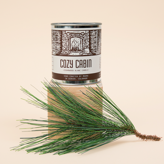 Cozy Cabin Candle - 1/2 Pint