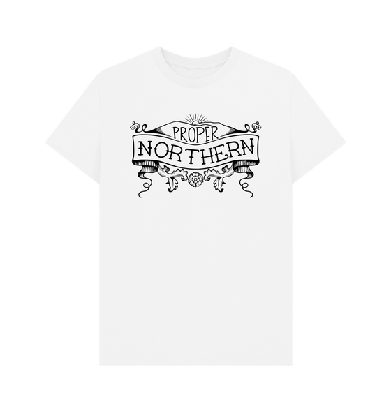 White Proper Northern Unisex T-shirt