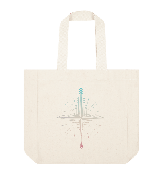 Natural Compass Tote Bag