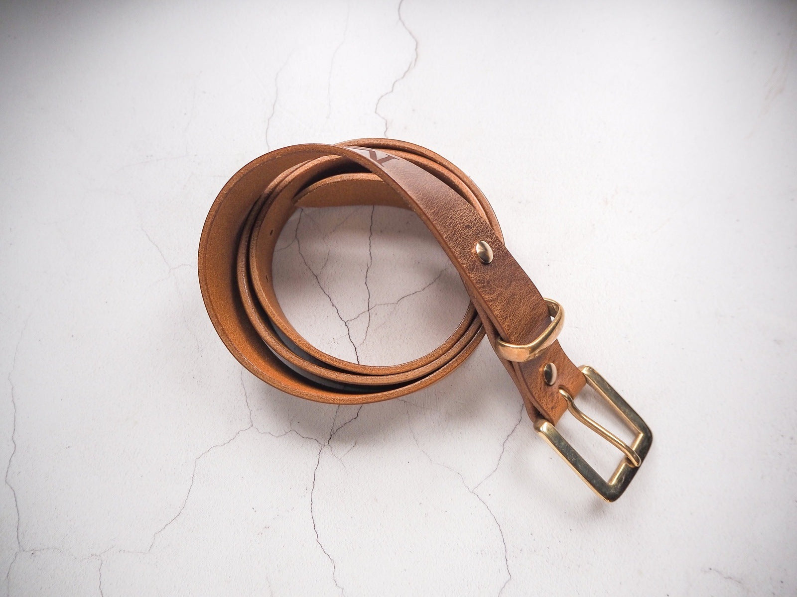 Personalised Leather Belt, a full grain leather belt offering from HÔRD.