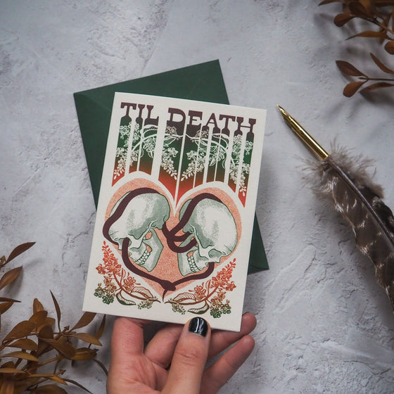 Til Death Greeting Card - Wedding Card