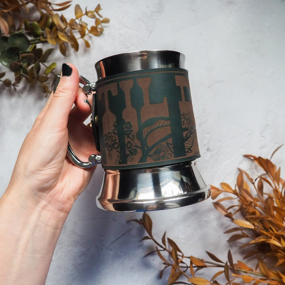 
                  
                    Til Death Psychedelic Wedding Tankard, by Hord
                  
                